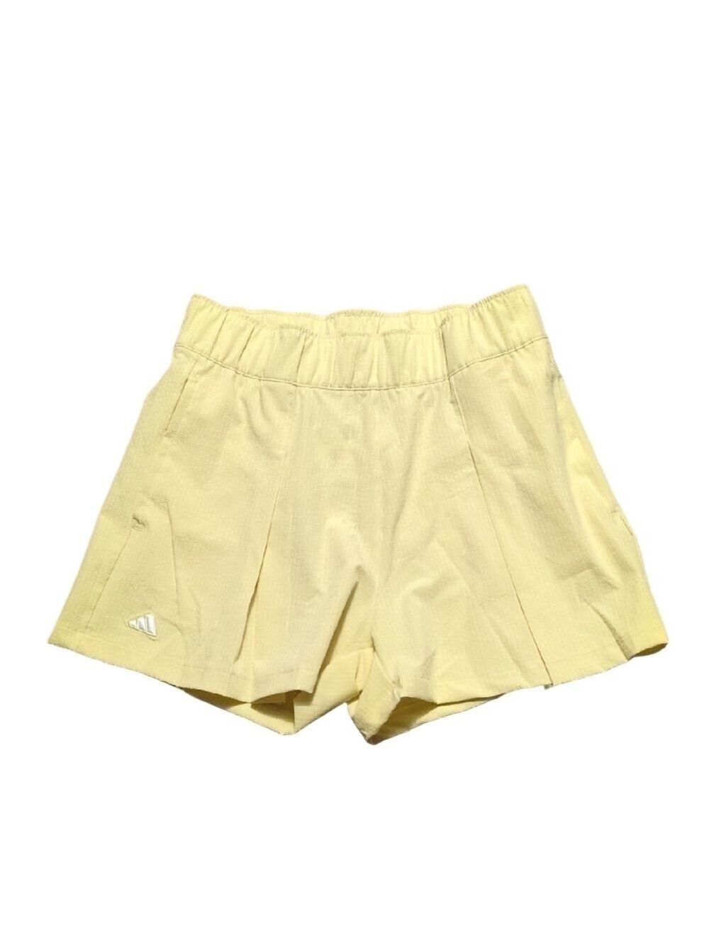 Adidas Powder Yellow Pleated Golf Shorts Size Small